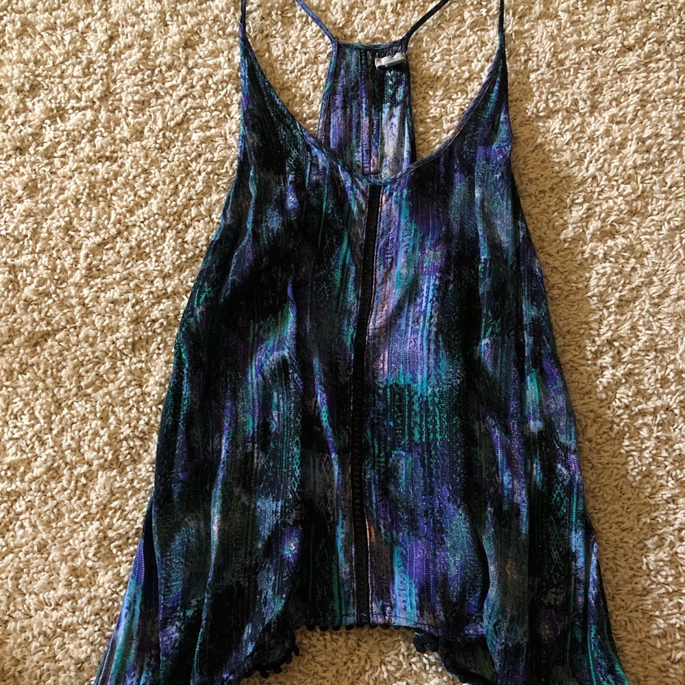 Urban Outfitters open back patterned tank top
